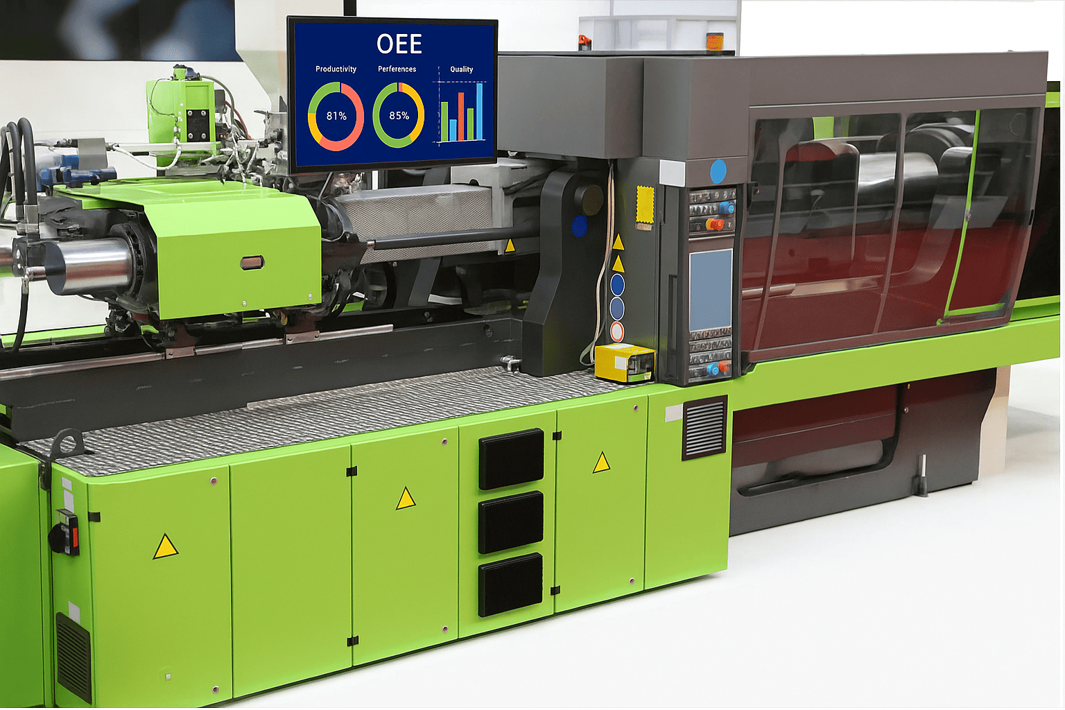 Industrial injection molding machine