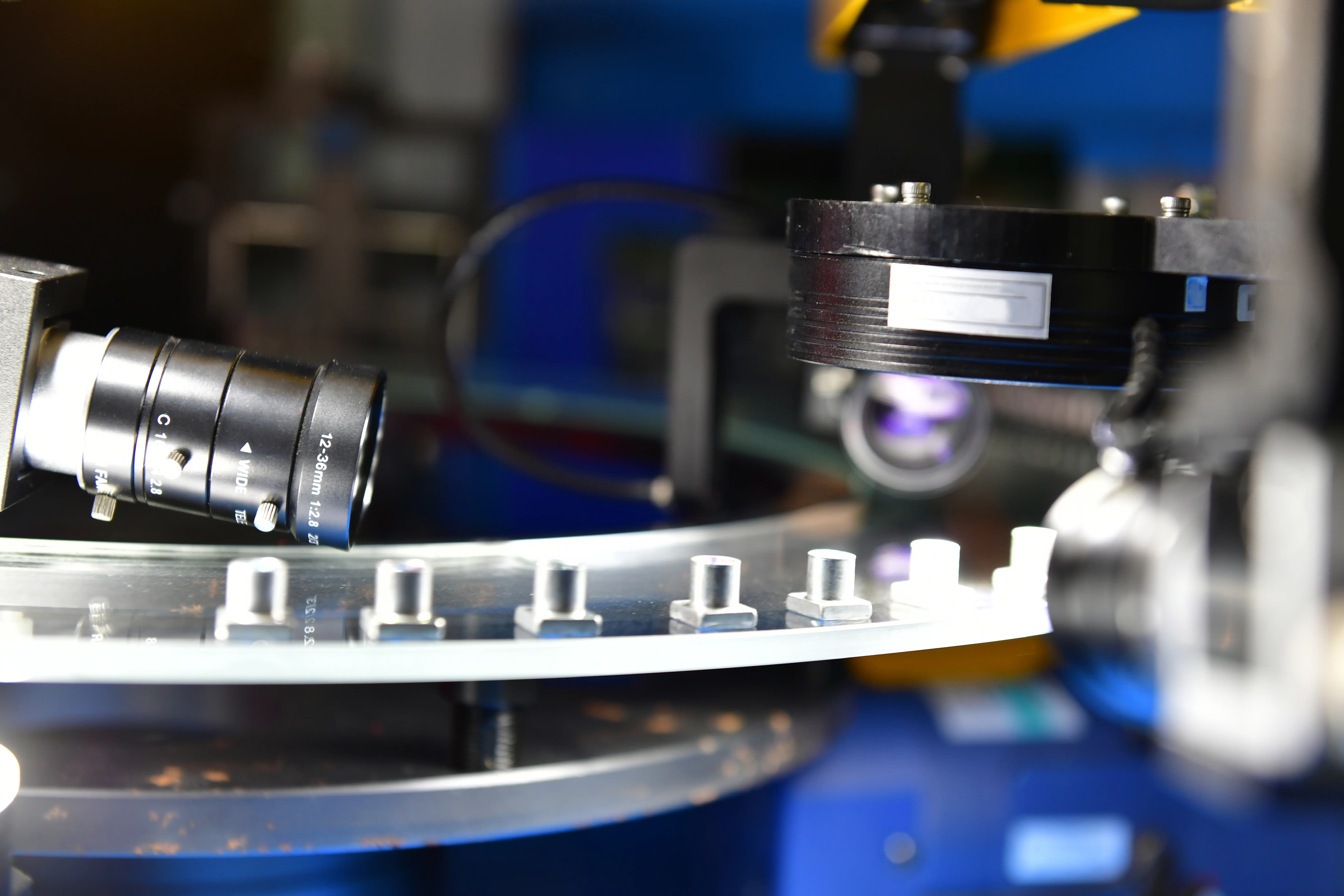 Industrial vision cameras inspecting electronics, packaging, labels and printed materials.