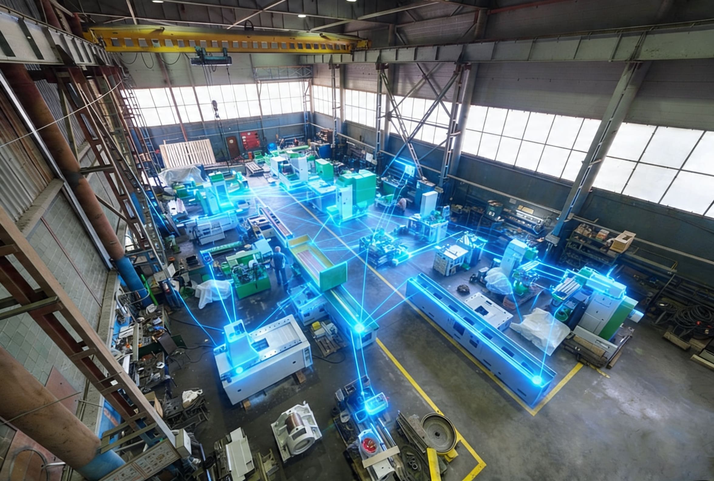 AIVHY BOS dashboards supporting a live factory operation.